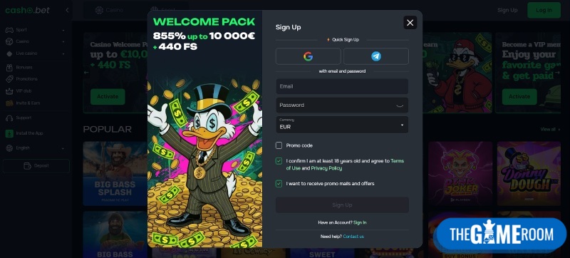 maak een account aan op een pokersite zonder Cruks